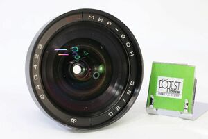 【同梱歓迎】実用■MC MNP-20H 20mm F3.5 ロシア製 ニコン■T47