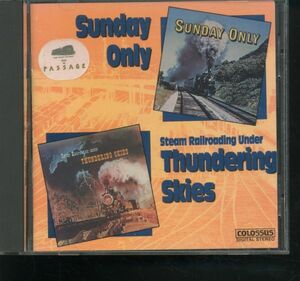 CD 日曜日/雷雨のアメリカ蒸気機関車 Sunday Only / Steam Railroading Under Thundering Skies /CB&Q 5632 6315 /C&S 638 /Mikado/Prairie