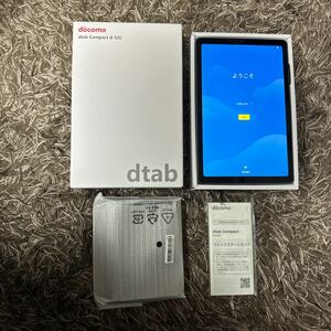 新品未使用品 simフリー dtab Compact d-52C docomo [ミスティ ブルー] 白ロム アンドロイドタブレット