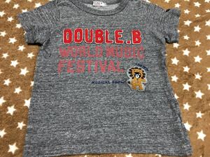 ミキハウス 110半袖Tシャツ ダブルB