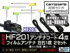 カロッツェリアHF201アンテナフィルム/新品☆メール便送料０円 即決価格 即日発送 ナビの載せ替え、ガラス交換に DG134-AVIC-VH0009HUD