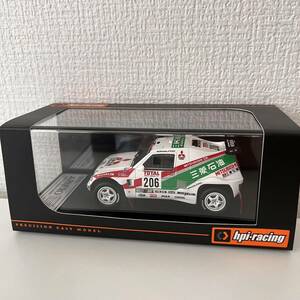 未使用 HPI Mitsubishi Pajero (#206) 1993 Paris-Dakar 8879 ミニカー 1/43スケール