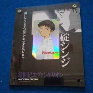 エヴァンゲリオン　テレホンカード　ニュータイプ　碇シンジ　ケース難