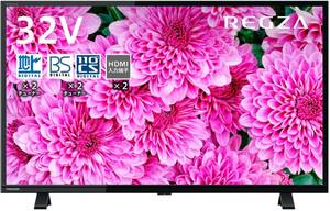 レグザ 32V型 液晶テレビ 32S24 ハイビジョン 外付けHDD 裏番組録画 (2020 (中古品)