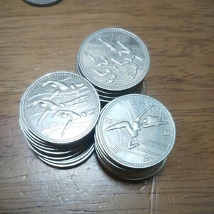 【記念硬貨】 30枚 210g 第12回アジア競技大会記念 500円白銅貨幣 三種混合