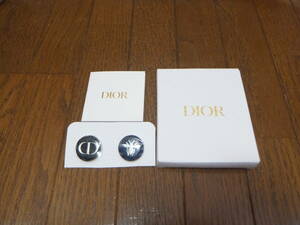 クリスチャンディオール Christian Dior ノベルティ ブラック ピンバッジ ２個セット