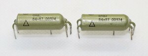 ヤフオク 2個セット ロシア軍用 高速リードリレー RES55A-402 РЭС55A-402 3V±0.3V 1回路2接点