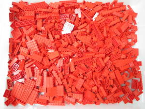 LEGO★正規品 赤 1キロ ブロック プレート スロープ 合わせて 1000グラム ㎏ 同梱可能 レゴ 60サイズ発送 消防 レースカー 家 フェラーリ