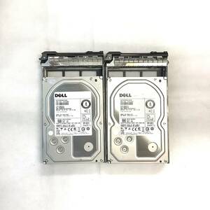 S5083074 DELL 2TB SAS 7.2K 3.5インチ HDD 2点【中古動作品】