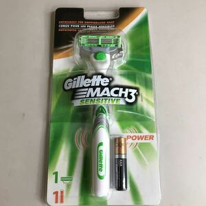 ジレット Gillette MACH３ SENSITIVE 電動 ３枚刃 パワー POWER