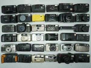 ★フイルムカメラなど★CHINON/OLYMPUS/Canon/FUJI/RICOH/KYOCERA/MIRAX/ 等 計:36点まとめ【ジャンク品】29949