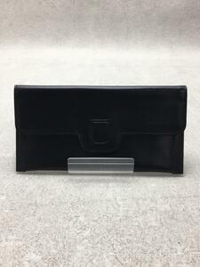 GUCCI◆長財布/レザー/BLK/メンズ//