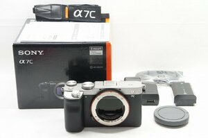 【アルプスカメラ】美品 SONY ソニー α7C ボディ ILCE-7C 元箱付 フルサイズ ミラーレス一眼カメラ 230924f