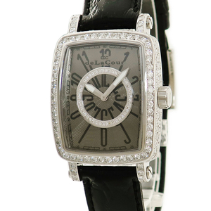 【3年保証】 ドゥラクール ヴィアラルガ WAST1900-0568 純正ダイヤ 角型 アラビア 限定 クオーツ メンズ レディース 腕時計