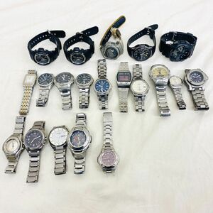 X614-H23-621 メンズ 腕時計 まとめ20本 CASIO G-SHOCK Baby-G CITIZEN ECODrive SEIKO CHRONOGRAPH デイト