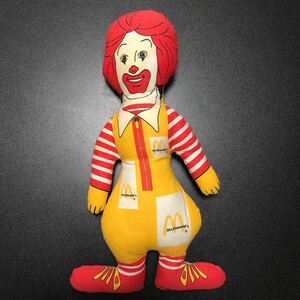 ビンテージ80sマクドナルド ドナルド ロナルド ぬいぐるみ