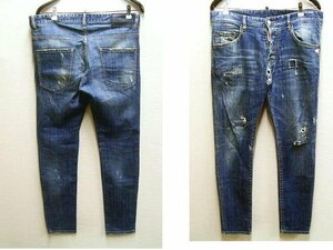 即決[50]DSQUARED2 16AW SKATER JEAN S74LB0024 スケーター ジーン スリム デニム パンツ■5791