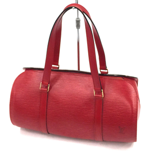 1円 ルイヴィトン エピ パピヨン M52227 ハンドバッグ かばん 鞄 レッド 赤 LOUIS VUITTON