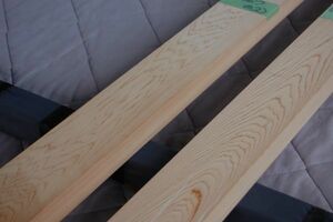 木曽桧 ヒノキ（天然材）2本で12300円 角材 材木 木材 新品