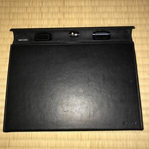 ★中古美品★SONY タブレットSGPT 112用ケース　ブラックレザー