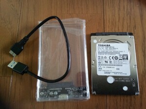 HDD320GB2.5インチとHDDケース