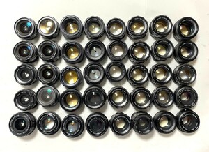 単焦点レンズ PENTAX ASAHI SUPER TAKUMAR 1.4/1.7/1.8/2.8/3.5 28/50/55mm フィルムカメラ カメラレンズ まとめ 大量セット 動作未確認
