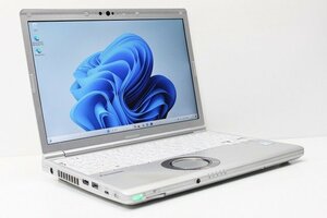 1円スタート ノートパソコン Windows11 Panasonic レッツノート CF-SV7 メモリ8GB 第8世代 Core i5 SSD256GB Windows10 12.1 カメラ