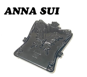 【ANNA SUI】（NO.5167）アナスイ ビューティーミラー 折りたたみ　ブラック 中古