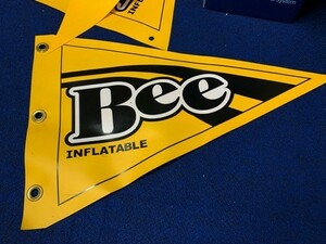 PVCボート生地製/安全第一！BEE セーフティーフラグ55cm/送料込み