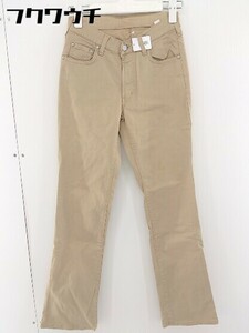 ◇ CIMARRON シマロン ストレッチ ストレートパンツ サイズ26 ベージュ レディース