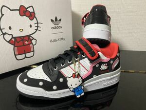 新品レディーススニーカー24.5cm アディダス オリジナルス × ハローキティ フォーラム ローadidas Originals x Hello Kitty Forumブラック