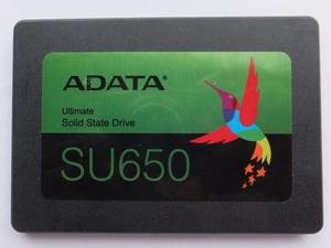 ADATA製2.5インチ 120GB SATA SSD SU650　稼働時間少