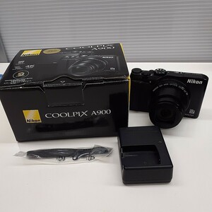 Nikon ニコン COOLPIX A900 コンパクトデジタルカメラ 充電器付き 箱付き ジャンク品　ま