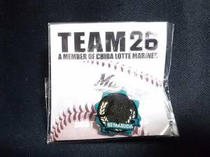 TEAM26 A MEMBER OF CHIBA LOTTE MARINES ピンバッジ BEST CLOSER 2013 52 MASUDA t29