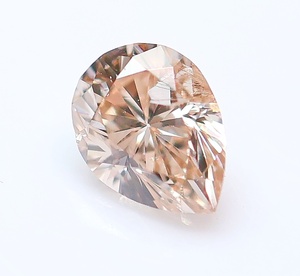 【１００円～】0.213ｃｔ 天然ダイヤ FANCY LIGHT PINK BROWN（ナチュラルカラー）I1 鑑定書付き