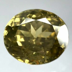 (天然ジルコン約2.656ct)a 約8.4×7.3mm ルース 裸石 zircon宝石 ジュエリー i