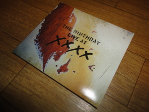 ♪完全生産限定盤♪The Birthday (ザ・バースディ) LIVE AT XXXX♪ チバユウスケ THEE MICHELLE GUN ELEPHANT ミッシェル ROSSO (ロッソ) 