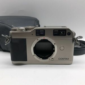 6w163 CONTAX G1 ボディ 動作確認済 ケース ストラップ付 コンタックス 京セラ カメラ コンパクトカメラ フィルムカメラ 写真 撮影 1000~ S