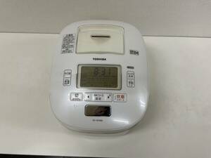 【A153】中古品　TOSHIBA　東芝真空圧力IH保温釜　RC-10VXE　1.0L　パールホワイト　2013年製　動作確認済