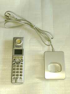 Panasonic パナソニック KX-FKN515-S 子機&充電台 電池無し 固定 電話機 FAX 家 電話 受話器