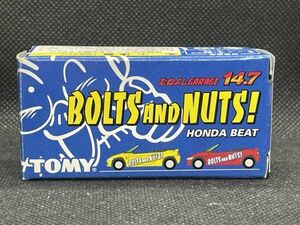 ＜MCT＞トミー トミカ　ホンダ　ビート　イエロー　別注　田中むねよし　BOLT & NUTS ボルト＆ナッツ　むねよしGARAGE14.7