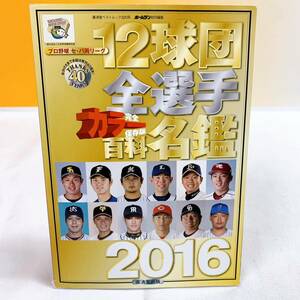 Q4-K12/19 ホームラン　12球団全選手百科名鑑　カラー　完全保存版　大谷翔平　2016 レア　希少　プロ野球　