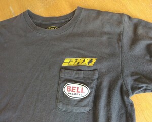 スタンダードカリフォルニア　BELL screaming wheels Tシャツ　BMX3　トリプルネーム　スタカリ　フェード　ビンテージ　ヴィンテージ