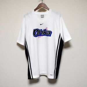 ナイキ NIKE 2008 桜花学園 女子バスケットボール部 シューティングシャツ 別注 選手支給品 白