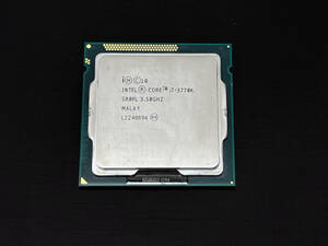 Intel Core i7-3770K [3.5GHz～3.9GHz] SR0PL / LGA1155 動作確認済