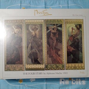 Alphonse Mucha アルフォンス ミュシャ ジグソーパズル 4つの星 THE FOUR STARS 未開封新品 やのまん 77×107cm 2014ピース No.20-Y