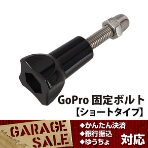 GoProマウント ショートタイプ 固定ボルト 固定ネジ 送料200円