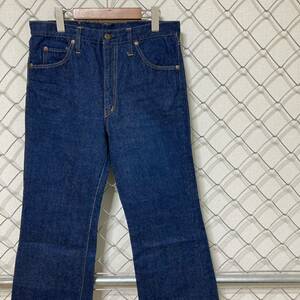 70s VINTAGE BIG JOHN ビッグジョン Lot187 国産ヴィンテージ ブーツカット デニムパンツ ジーンズ 34×32