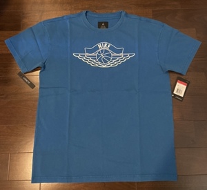 即決 新品 Lサイズ NIKE AIR JORDAN × UNION NRG Vault AJ Flight Wings Tee Blue ナイキ ユニオン ジョーダン Tシャツ AJ 