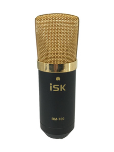 ISK/ゴールデンコーティングコンデンサー録音マイク/BM-700/楽器周辺機器